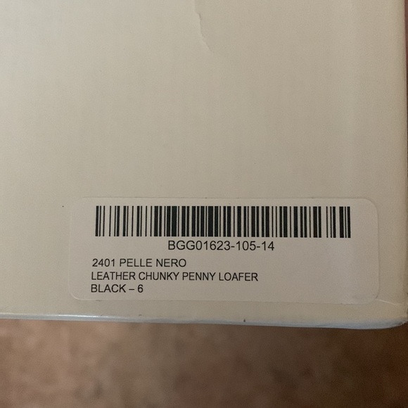 Leather Chunky Penny Loafers SOLD OUT STOCK - Picture 3 of 8